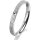 Ring Platin 950 2.5 mm kristallmatt 1 Brillant G vs 0,025ct