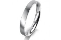 Ring Platin 950 3.0 mm l&auml;ngsmatt