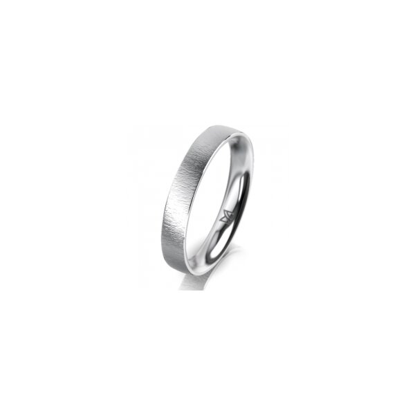 Ring Platin 950 3.5 mm sandmatt