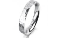 Ring Platin 950 3.5 mm diamantmatt