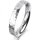 Ring Platin 950 3.5 mm diamantmatt