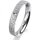 Ring Platin 950 3.5 mm kristallmatt 1 Brillant G vs 0,025ct