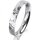 Ring Platin 950 3.5 mm diamantmatt 1 Brillant G vs 0,025ct