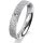 Ring Platin 950 4.0 mm kristallmatt 1 Brillant G vs 0,025ct