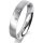 Ring Platin 950 4.0 mm sandmatt 3 Brillanten G vs Gesamt 0,030ct