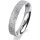 Ring Platin 950 4.0 mm kristallmatt 3 Brillanten G vs Gesamt 0,030ct