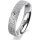 Ring Platin 950 4.5 mm kristallmatt 1 Brillant G vs 0,050ct