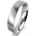 Ring Platin 950 4.5 mm l&auml;ngsmatt 4 Brillanten G vs Gesamt 0,025ct