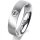 Ring Platin 950 5.0 mm sandmatt 1 Brillant G vs 0,090ct
