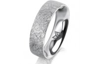 Ring Platin 950 5.5 mm kristallmatt