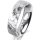 Ring Platin 950 5.5 mm diamantmatt 1 Brillant G vs 0,050ct