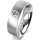 Ring Platin 950 6.0 mm sandmatt 1 Brillant G vs 0,090ct