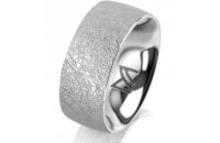 Ring Platin 950 8.0 mm kreismatt