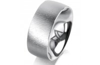 Ring Platin 950 8.0 mm sandmatt