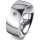 Ring Platin 950 8.0 mm poliert 1 Brillant G vs 0,050ct