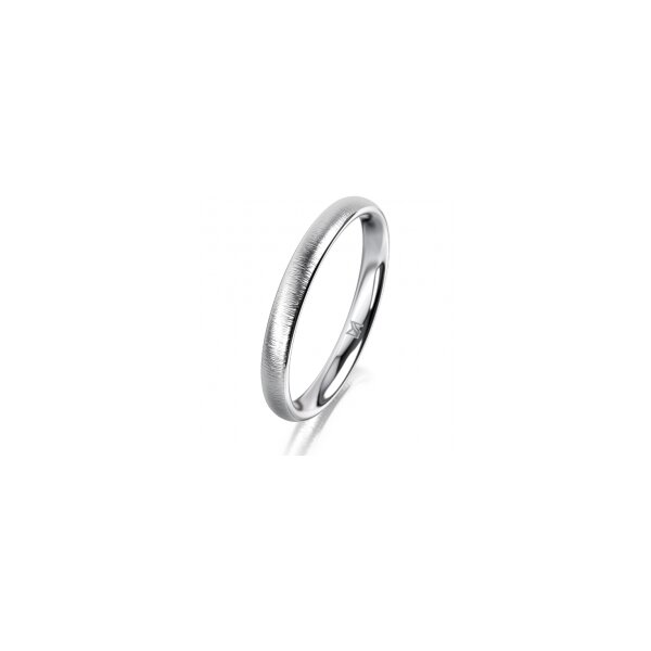 Ring Platin 950 2.5 mm sandmatt