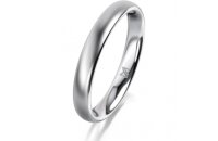 Ring Platin 950 3.0 mm l&auml;ngsmatt