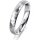 Ring Platin 950 3.5 mm diamantmatt