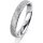 Ring Platin 950 3.5 mm kristallmatt 1 Brillant G vs 0,025ct