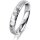 Ring Platin 950 3.5 mm diamantmatt 1 Brillant G vs 0,025ct