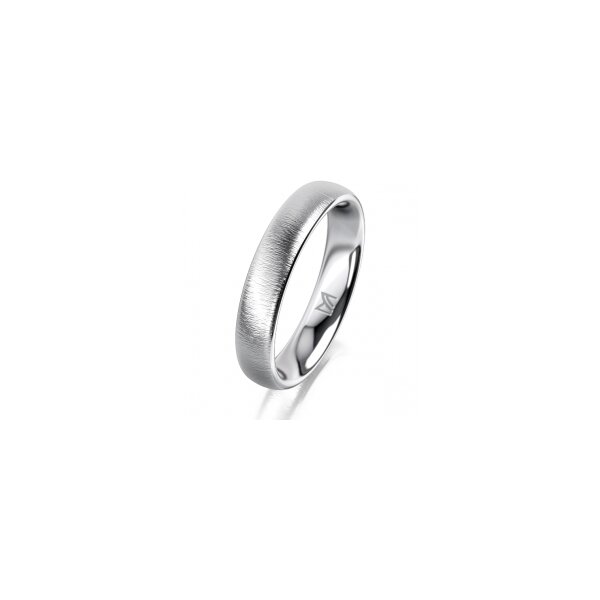 Ring Platin 950 4.0 mm sandmatt