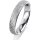 Ring Platin 950 4.0 mm kristallmatt