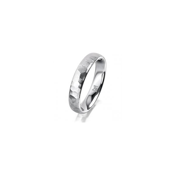 Ring Platin 950 4.0 mm diamantmatt