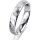 Ring Platin 950 4.0 mm diamantmatt 1 Brillant G vs 0,025ct