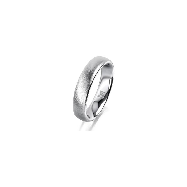 Ring Platin 950 4.5 mm sandmatt
