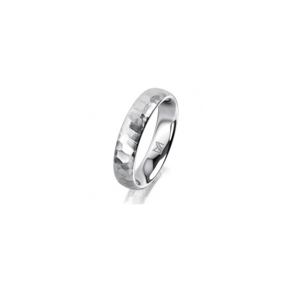 Ring Platin 950 4.5 mm diamantmatt