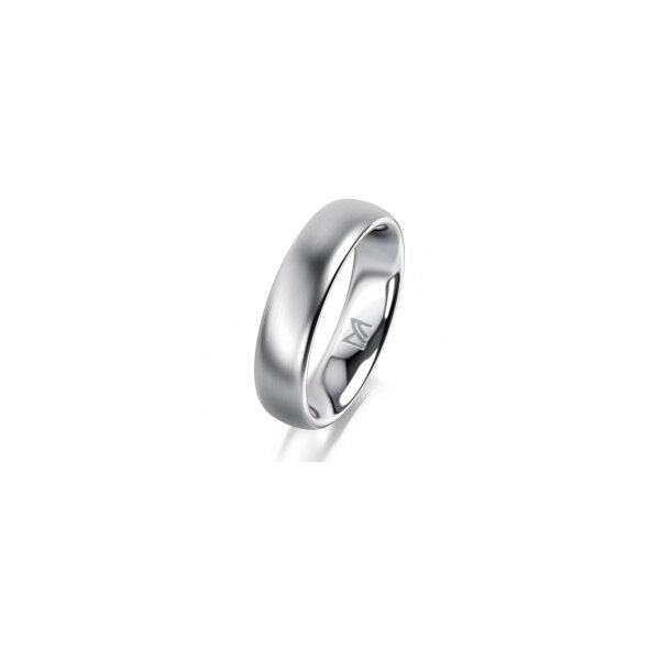 Ring Platin 950 5.0 mm l&auml;ngsmatt