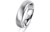 Ring Platin 950 5.0 mm sandmatt