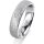 Ring Platin 950 5.0 mm kreismatt 1 Brillant G vs 0,035ct