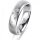Ring Platin 950 5.0 mm sandmatt 5 Brillanten G vs Gesamt 0,055ct