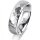 Ring Platin 950 5.5 mm diamantmatt 1 Brillant G vs 0,025ct