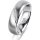 Ring Platin 950 5.5 mm l&auml;ngsmatt 5 Brillanten G vs Gesamt 0,045ct