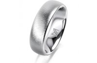 Ring Platin 950 6.0 mm sandmatt