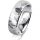 Ring Platin 950 6.0 mm diamantmatt