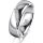 Ring Platin 950 6.0 mm poliert 5 Brillanten G vs Gesamt 0,065ct