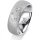 Ring Platin 950 7.0 mm kreismatt 3 Brillanten G vs Gesamt 0,070ct