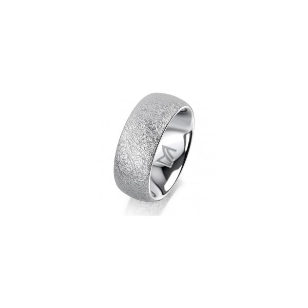 Ring Platin 950 8.0 mm kreismatt