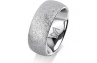 Ring Platin 950 8.0 mm kreismatt