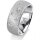 Ring Platin 950 8.0 mm kreismatt 5 Brillanten G vs Gesamt 0,115ct