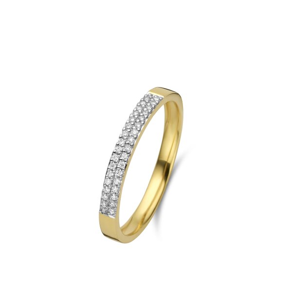 Ring 18 Karat Gelbgold Brillanten 0,10ct