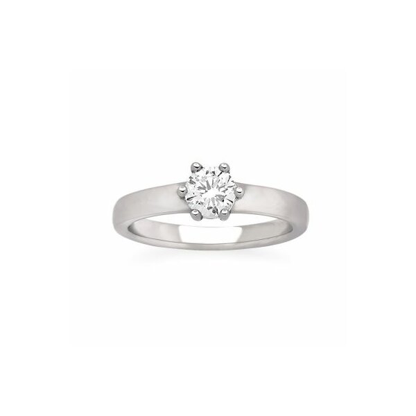 Ring 925 Silber rhodiniert Zirkonia
