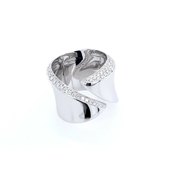 Ring 18 Karat Weissgold Brillanten 0,41ct
