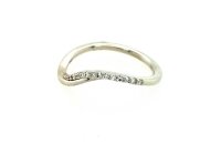 Ring 18 Karat Weissgold Brillant 0,08ct