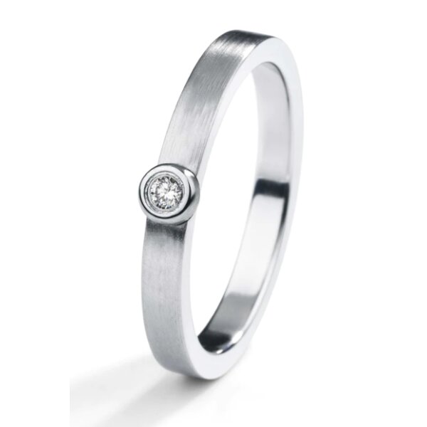Ring Edelstahl Brillant