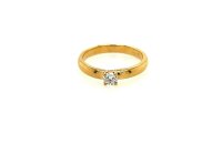 Ring 18 Karat Gelbgold Brillant 0,25ct