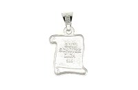 Anh&auml;nger 14 Karat Weissgold Briefrolle (GSD)